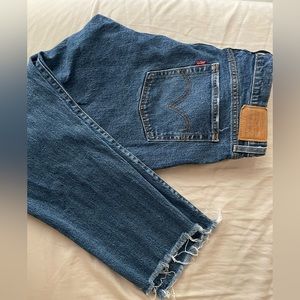 Levi Wedgie Straight Jeans